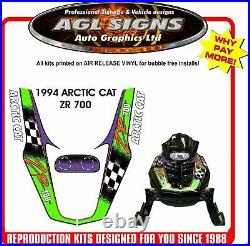 1994 ARCTIC CAT ZR 700 Reproduction decal Kit graphics stickers