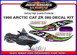 1995 Arctic Cat ZR 580 Reproduction Decal Set graphics sticker