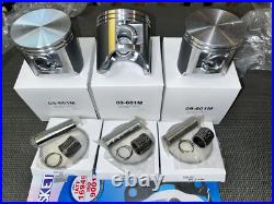 1999 2000 Arctic Cat 600 ZRT L/C Triple Touring L/C Pistons/Gaskets Rebuild KIT