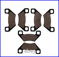 2008 2010 Arctic Cat Thundercat 1000 H2 Front & Rear Brake Pads & Brake Rotors