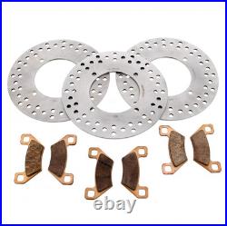 2009 Arctic Cat 500 4x4 Auto Front & Rear Brake Rotors & Severe Duty Brake Pads