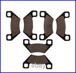 2009 Arctic Cat 700 Mud Pro ATV Front & Rear Brake Pads & Brake Rotors