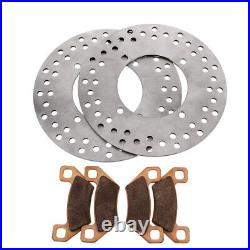 2010-11 Arctic Cat 700 Super Duty Diesel Front Brake Rotors & Brake Pads