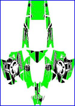 2012-17 Arctic Cat Snow Pro Racer SNOWMOBILE TOXIC GRAPHIC KIT WRAP DECAL Flag