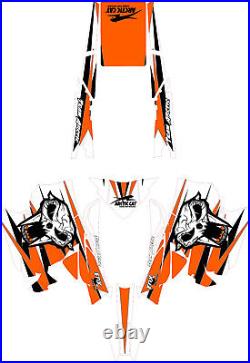 2012-17 Arctic Cat Snow Pro Racer SNOWMOBILE TOXIC GRAPHIC KIT WRAP DECAL Flag