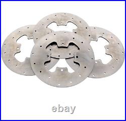 2013 2014 Arctic Cat Wildcat 4 1000 Front & Rear Brake Rotors & Brake Pads