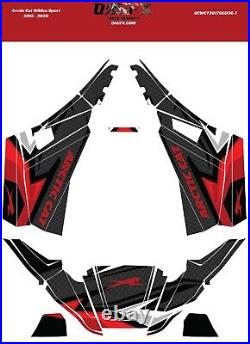 2015 2020 Arctic Cat Wildcat 700 Sport UTV Graphic Kit D36-1 Red