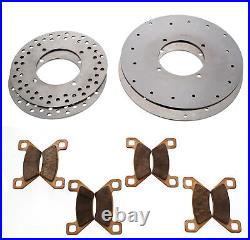2015 Arctic Cat Prowler 700 HDX XT Front & Rear Brake Rotors & Brake Pads
