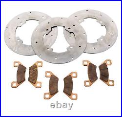 2016 Arctic Cat TBX 700 SE EPS Front and Rear Brake Rotors and Brake Pads