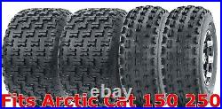 22x7-10 & 22x10-10 Complete Set Arctic Cat 150 250 Sport ATV Tires