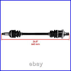 2x Rear CV Joint Axle with Bearings for Arctic Cat Prowler 1000 XTZ 2009 2014