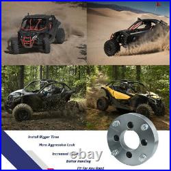 4PC 4x110 to 4x156 1.5 ATV Wheel Adapter/Spacer 90mm CB For Can-Am Arctic Cat