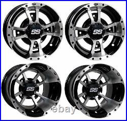 (4) New ITP SS112 Machined Sport Wheels For Arctic Cat DVX400 & Can-Am DS450