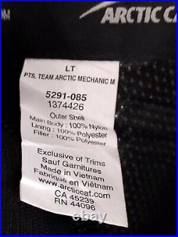 ARCTIC CAT Arcticwear Insulated Bibs Snow Overalls Pants Black Size LT 5291-085