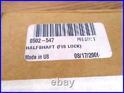 Arctic Cat 0502-547 Oem Halfshaft (fis Lock) Atv
