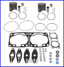 Arctic Cat 6000 C-TEC2 600 SPI Pistons Top End Rebuild Kit Std ZR XF M 2014-2023