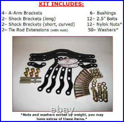 Arctic Cat 90 A-arms & Shocks ATV +6 inch Widening Kit (all years)