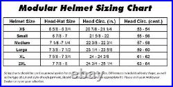 Arctic Cat Black Modular Helmet Heated Shield S M XL CLEARANCE AC19A-H84