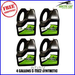 Arctic Cat C-TEC 2 Oil 4 Gallons 1 Case ZR XF M 6000 8000 7639-840