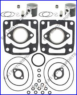 Arctic Cat Cougar 440 L/C Top End Rebuild Kit SPI Pistons Gaskets Bearings 68mm