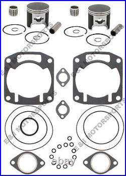 Arctic Cat Cougar 550 Top End Rebuild Kit SPI Pistons Gaskets Bearings 73.40mm