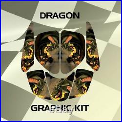 Arctic Cat DVX400 DVX 400 Dragon Graphic Kits