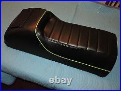 Arctic Cat El Tigre EXT seat cover. Green piping 1989-91 ELTigre Mountain 858B