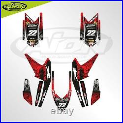 Arctic Cat Graphics kit for a DVX 400 Quad bike Decals kit with custom rider ID