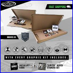 Arctic Cat Graphics kit for a DVX 400 Quad bike Decals kit with custom rider ID