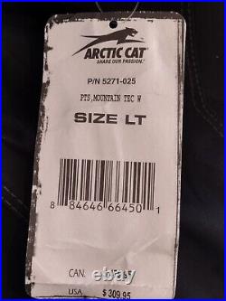 Arctic Cat Mountain Tec Women's Overalls Pants Bib Black Size LT 5271-025