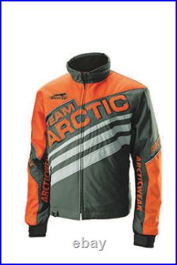 Arctic Cat New OEM Men's Team Arctic Sponsor Jacket, Orange, Large, 5290-004