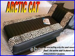 Arctic Cat Panther 1971-74 back rest & seat cover 305 340 399 440 backrest 651