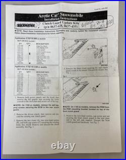 Arctic Cat Snowmobile One Piece Clutch Guard Kit (1 Kit) OEM #0637-428 #XL725