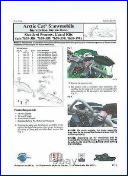 Arctic Cat Snowmobile Team Green Procross Hand Guards C Listing 4 Fit 7639-389