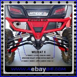 Arctic Cat Wildcat 1000 Heavy-duty Satin Billet Upper Radius Bars Max Strength