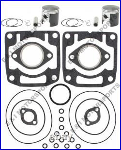 Arctic Cat ZL 440 SPI Pistons Top End Gasket Kit Std 68mm 1997 1998 1999 2000