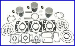 Arctic Cat ZRT 600 Top End Rebuild Kit Pistons Gaskets Bearings Std Bore 66.50mm