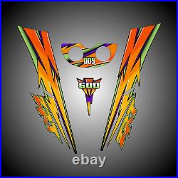 Arctic Cat Zrt 600 Triple Hood Decal Kit Graphics 1996 1997 1998