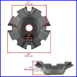 Caltric 0823-276 0823-167 Face Drive Moveable Plate Damper Roller for Arctic Cat