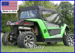 DOORS and REAR WINDOW Combo for Arctic Cat Wildcat Trail Soft Puncture Proof