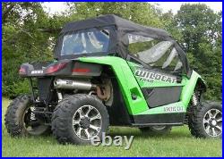 DOORS and REAR WINDOW Combo for Arctic Cat Wildcat Trail Soft Puncture Proof