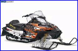 Decal Graphic Kit Arctic Cat FireCat F5, F6, F7 Sled Sabercat Snowmobile Wrap ORNG