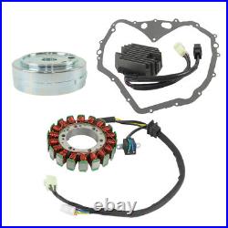 Flywheel Rotor + Stator + Regulator + Gasket For Arctic Cat 400 Manual 2003-2008