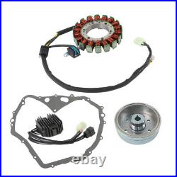 Flywheel Rotor + Stator + Regulator + Gasket For Arctic Cat 400 Manual 2003-2008