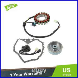 For 2003-2008 Arctic Cat 400 Manual Flywheel Rotor + Stator + Regulator + Gasket