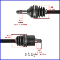For Arctic Cat 1502-914 Rear Left and Right Complete CV Joint Axles