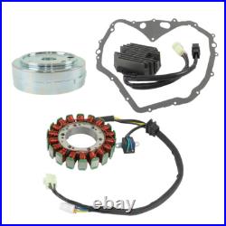 For Arctic Cat 400 2003-2008 Manual Flywheel Rotor + Stator + Regulator + Gasket