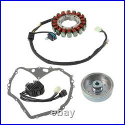 For Arctic Cat 400 2003-2008 Manual Flywheel Rotor + Stator + Regulator + Gasket