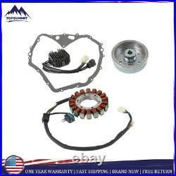For Arctic Cat 400 Manual 2003-2008 Flywheel Rotor + Stator + Regulator + Gasket
