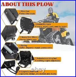 For CFMOTO CForce 600 2019-2022 Blade UTV 45 Snow Plow Kit + Blade Guide Markers